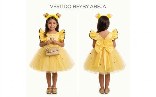 Vestido Beyby abeja de abejita para niña
