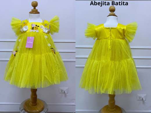 Vestido Vestido Abeja Batita de abejita para niña