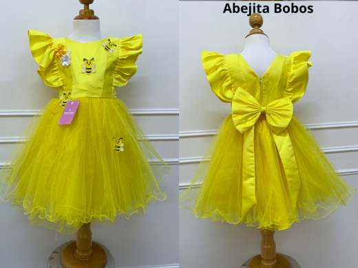 Vestido Vestido Abeja Bobos de abejita para niña