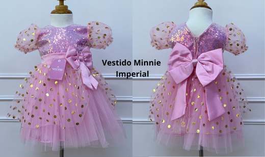 Vestido Vestido Minnie Imperial de Minnie para niña
